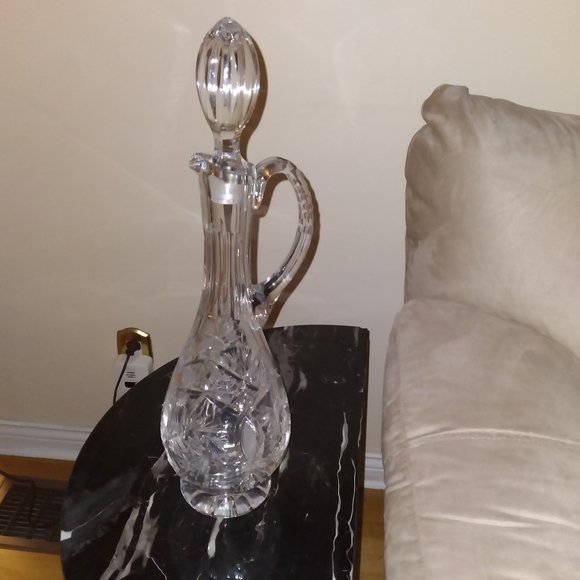 Vintage Crystal Decanter, Made in Europe - Picture 1 of 3